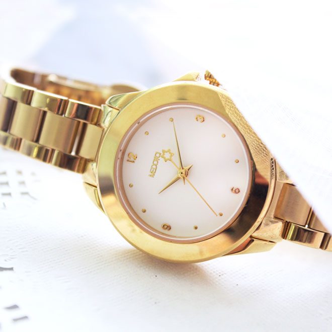Gold / White