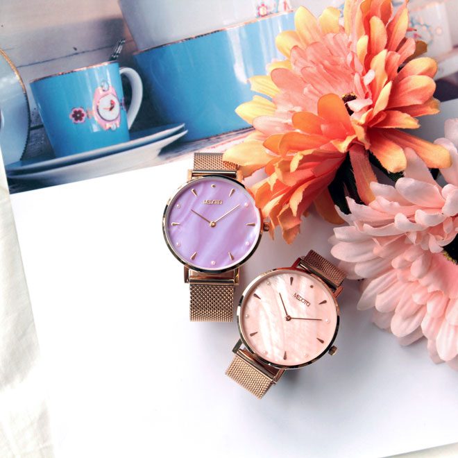 Rosegold / Purple