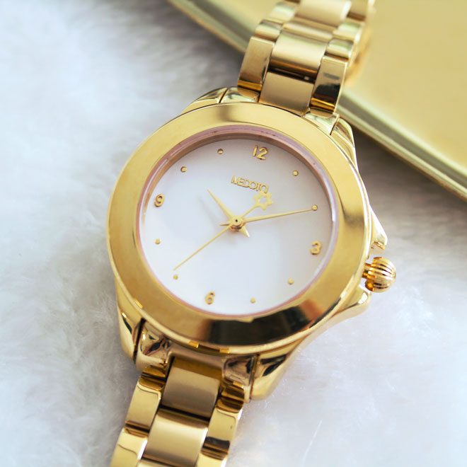 Gold / White